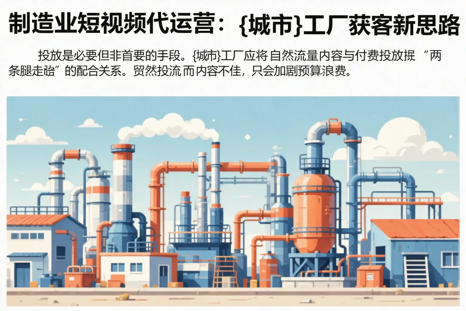 制造业短视频代运营：理塘工厂获客新思路